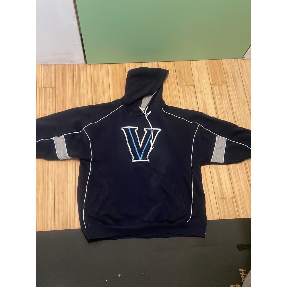 Cadre Athletic Villanova Wildcats Hoodie Mens 2XL Navy Blue Embroidered Pullover